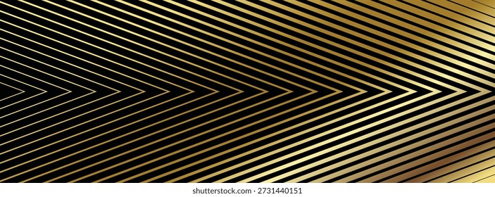 Linhas geométricas Seamless Padrão Golden Raster Texture 
