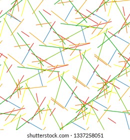 Geometric Lines Seamless Pattern, Line Seamless Pattern Vector Art Illustration