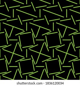 Geometric Lines Seamless Pattern, Line Seamless Pattern Vector Art Illustration