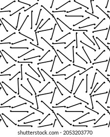 Geometric Lines Seamless Pattern, Line Seamless Pattern Vector Art Illustration