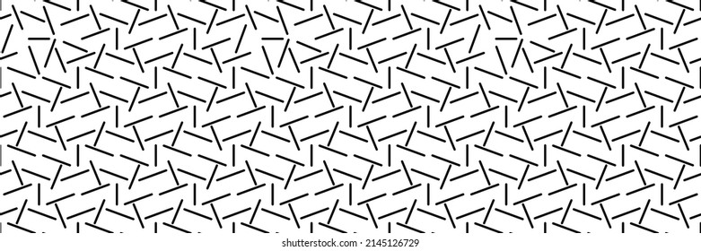 Geometric Lines Seamless Pattern, Line Seamless Pattern Vector Art Illustration