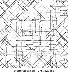 Geometric Lines Seamless Pattern, Line Seamless Pattern Vector Art Illustration
