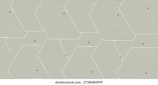 Geometric lines seamless pattern. modern