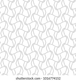 Geometric lines seamless vector pattern