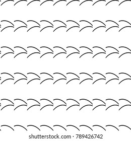 Geometric lines vector pattern