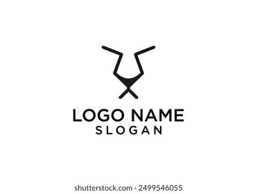 Geometric Lion Head Logo Vector Illustration