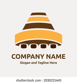 Geometric  Logo Design Art Concept. Logo design creative symbol. Universal icon. Simple logotype template for your business. 