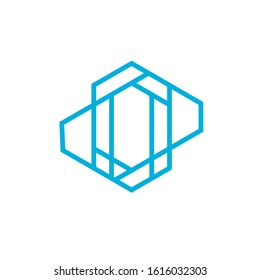 geometric logo design simple modern template
