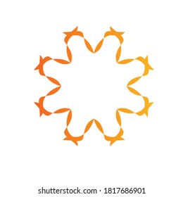 Geometric logo with elegant shape