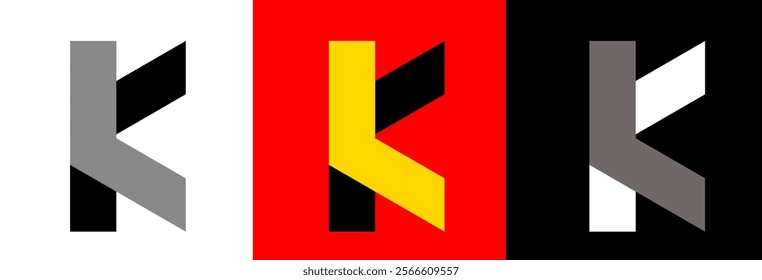 A geometric logo featuring the letter "K," symbolizing stability and creativity.