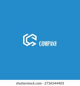 Geometric logo featuring the letters CS, perfect for a modern company.