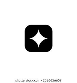 geometric logo with minimal icon design
