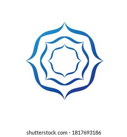 Geometric logo with simple shape and modern color