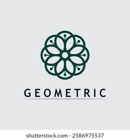 Geometric logo stock icon illustration and business logo design