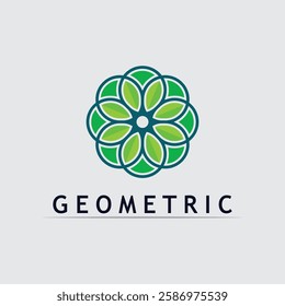 Geometric logo stock icon illustration and business logo design