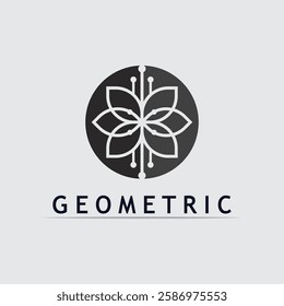 Geometric logo stock icon illustration and business logo design