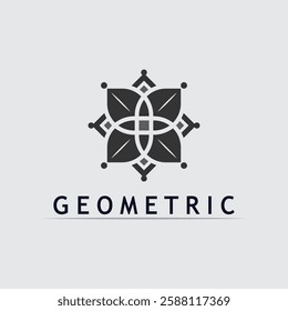 Geometric logo stock icon illustration and business logo design