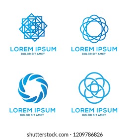 Geometric logo template