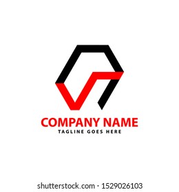 Geometric Logo Template. Creative abstract geometric business icons in modern flat style.