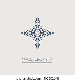 Geometric logo template. Vector modern symbol or emblem