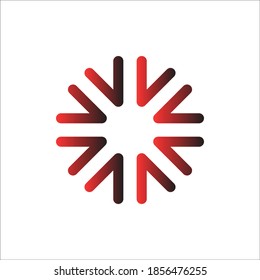 Geometric logo vector graphic design 