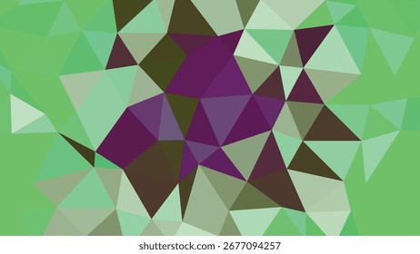 Plano de fundo abstrato poly baixo geométrico em azul-azulado padrão de tons roxo e marrom