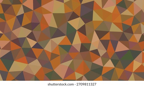 Geometric Low Poly Background in Earth Tones for Modern Design