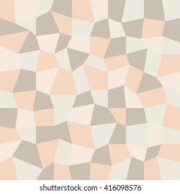 Geometric low poly graphic pattern made of rectangle facets. Colorful background. Vector illustration pattern. 3 d texture. soft light colors:pink,grey, latte. colorful beautiful background