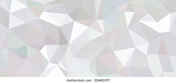 Geometric low poly graphic repeat pattern made out of triangular colors