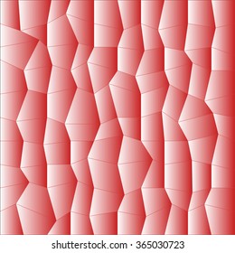 Geometric low poly graphic repeat pattern made out of rectangle facets. Colorful background. Vector illustration pattern. 3 d texture