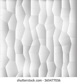 Geometric low poly graphic repeat pattern made out of rectangle facets. Colorful background. Vector illustration pattern. 3 d texture. grey background