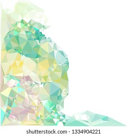 Geometric low polygonal background.