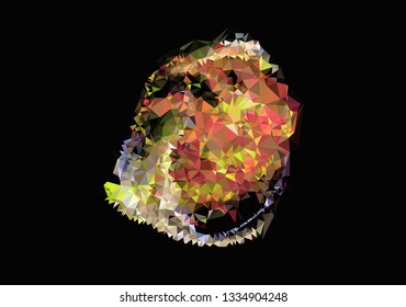 Geometric low polygonal background.