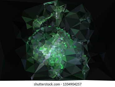 Geometric low polygonal background.