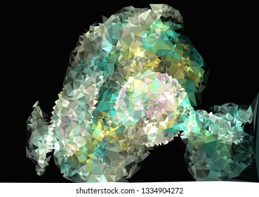 Geometric low polygonal background.