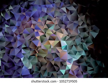 Geometric low polygonal background. Abstract multicolor mosaic backdrop. Design element for book covers, presentations layouts, title backgrounds.  Vector clip art.