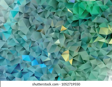 Geometric low polygonal background. Abstract multicolor mosaic backdrop. Design element for book covers, presentations layouts, title backgrounds.  Vector clip art.