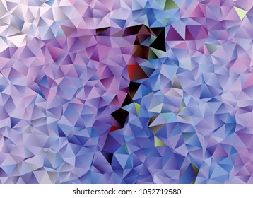 Geometric low polygonal background. Abstract multicolor mosaic backdrop. Design element for book covers, presentations layouts, title backgrounds.  Vector clip art.