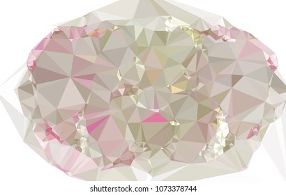 Geometric low polygonal background. Abstract mosaic backdrop. Design element for book covers, presentations layouts, title backgrounds. Vector clip art.