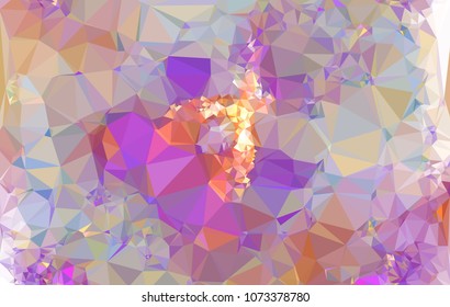 Geometric low polygonal background. Abstract mosaic backdrop. Design element for book covers, presentations layouts, title backgrounds. Vector clip art.