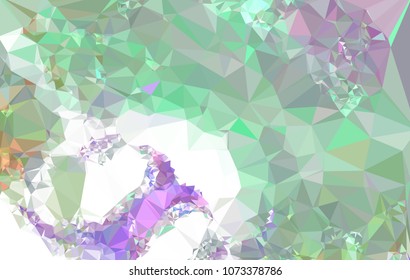 Geometric low polygonal background. Abstract mosaic backdrop. Design element for book covers, presentations layouts, title backgrounds. Vector clip art.