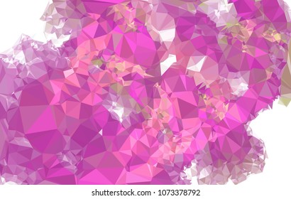 Geometric low polygonal background. Abstract mosaic backdrop. Design element for book covers, presentations layouts, title backgrounds. Vector clip art.