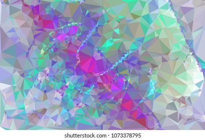 Geometric low polygonal background. Abstract mosaic backdrop. Design element for book covers, presentations layouts, title backgrounds. Vector clip art.