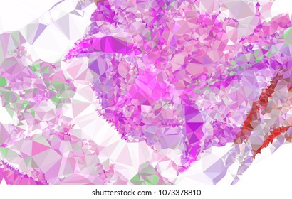 Geometric low polygonal background. Abstract mosaic backdrop. Design element for book covers, presentations layouts, title backgrounds. Vector clip art.