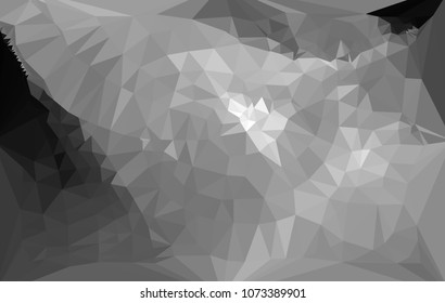 Geometric low polygonal background. Abstract mosaic backdrop. Design element for book covers, presentations layouts, title backgrounds. Vector clip art.