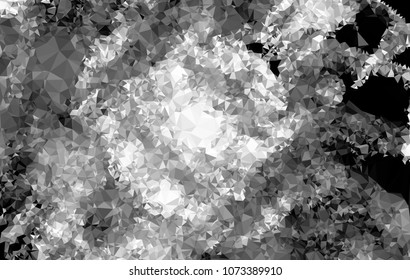 Geometric low polygonal background. Abstract mosaic backdrop. Design element for book covers, presentations layouts, title backgrounds. Vector clip art.