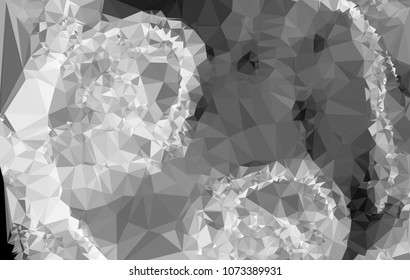 Geometric low polygonal background. Abstract mosaic backdrop. Design element for book covers, presentations layouts, title backgrounds. Vector clip art.