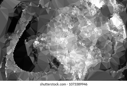 Geometric low polygonal background. Abstract mosaic backdrop. Design element for book covers, presentations layouts, title backgrounds. Vector clip art.