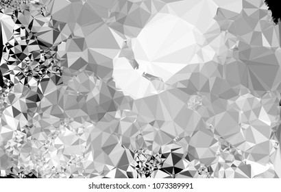 Geometric low polygonal background. Abstract mosaic backdrop. Design element for book covers, presentations layouts, title backgrounds. Vector clip art.