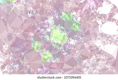 Geometric low polygonal background. Abstract mosaic backdrop. Design element for book covers, presentations layouts, title backgrounds. Vector clip art.